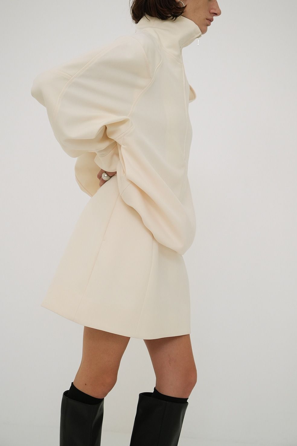 CLANE - ミニスカート - WIDE BELT CONSTRUCTIVE MINI SKIRT
