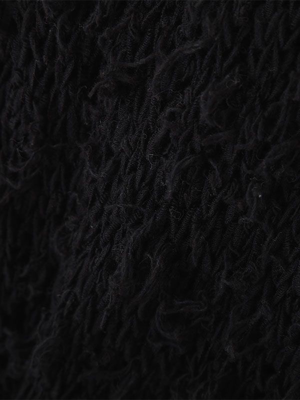ミックスヤーンニットタンクトップ(BLACK)