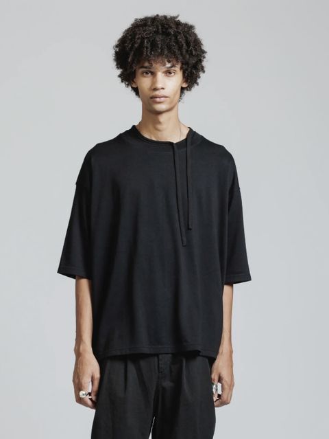 スーピマコットン カットソー - SUPIMA COTTON S/S T-SHIRT (BLACK)