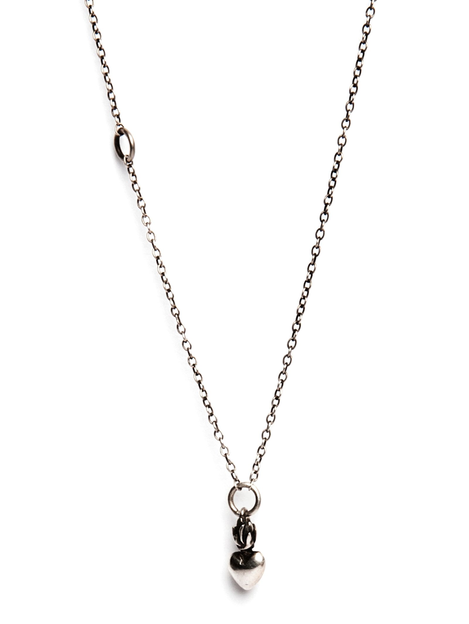 チェーン ミニ ネックレス ハート  - chain mini heart- M7110
