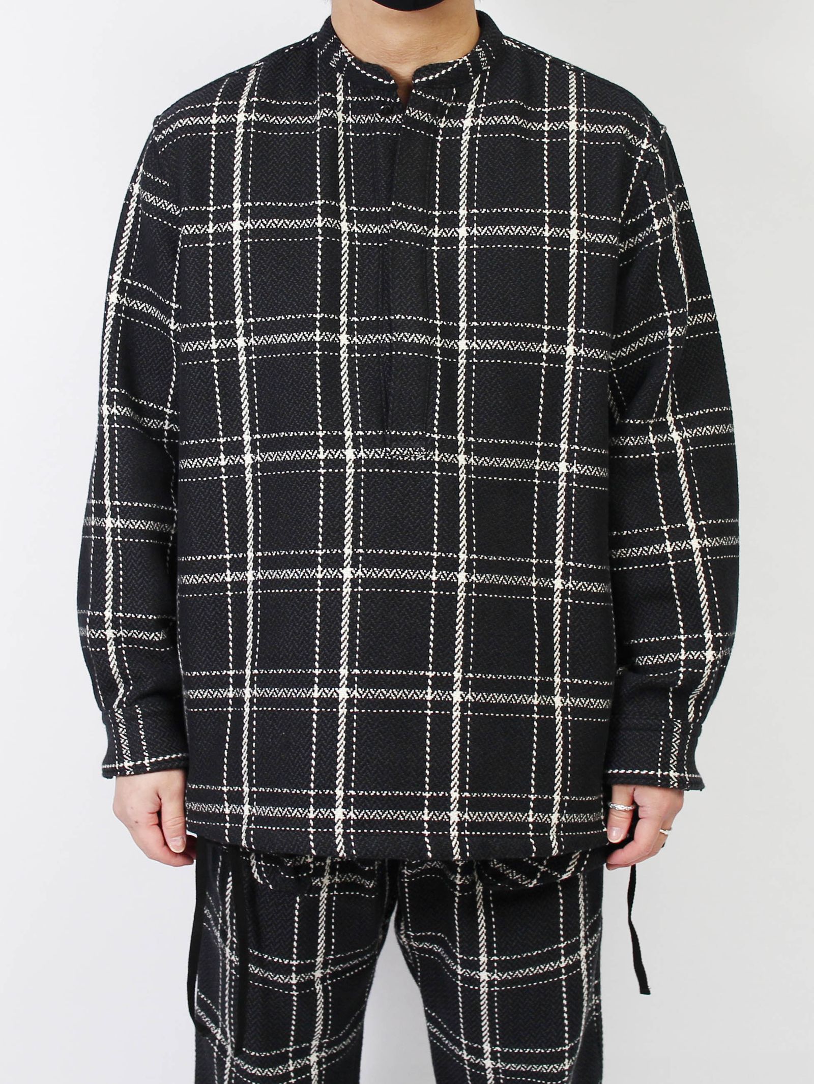 MEXICAN BLANKET PULLOVER - Ombre check - - - ブランケットプルオーバー