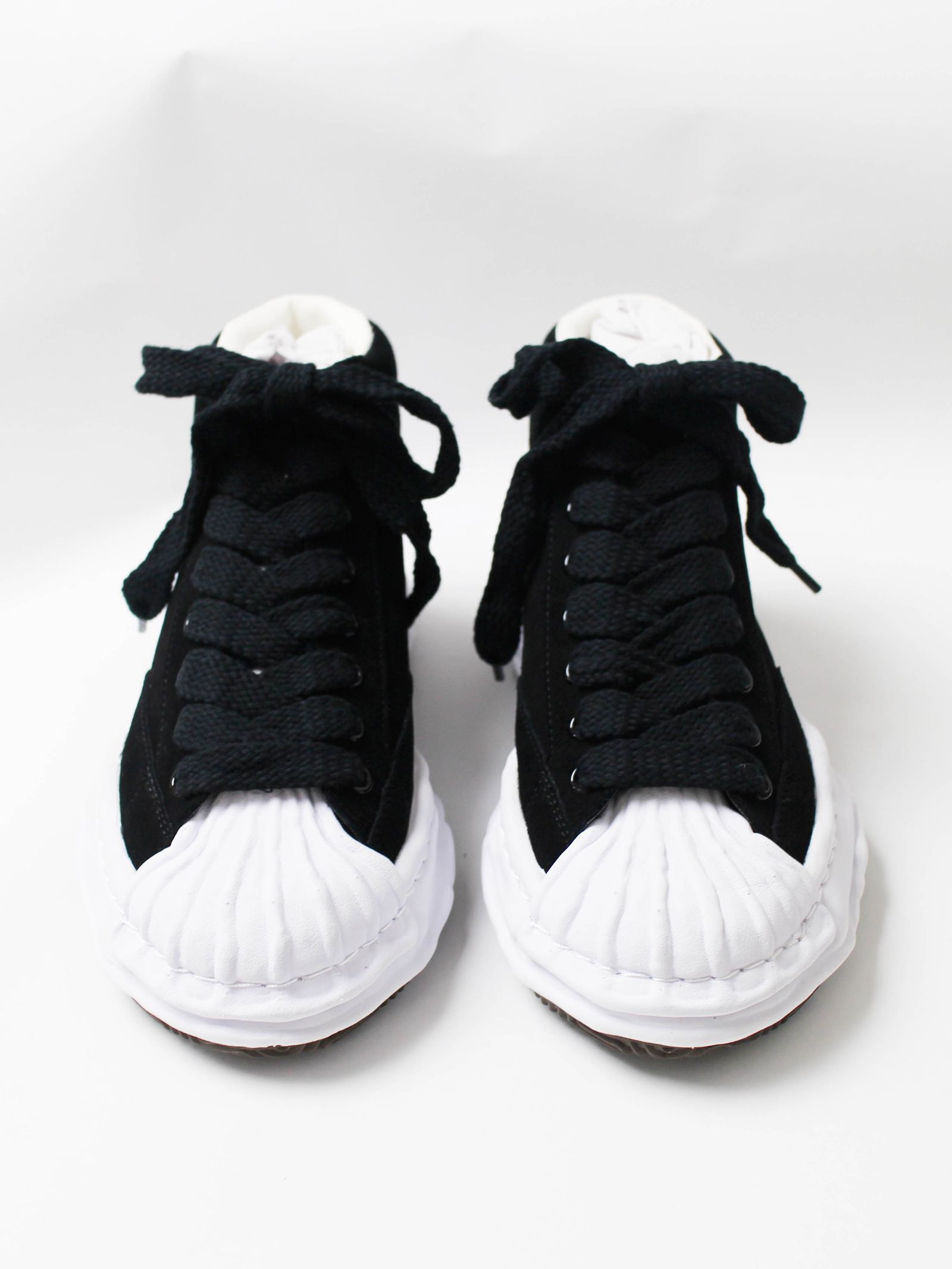 "BLAKEY" OG Sole  SUEDE LEATHER HI-top Sneaker - BLACK - A07FW707