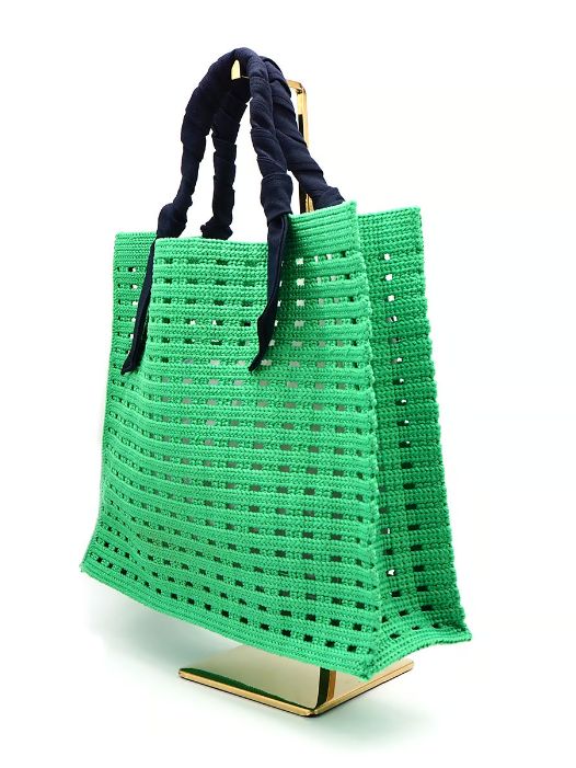 格子 バッグ - 24SBG09 - GREEN