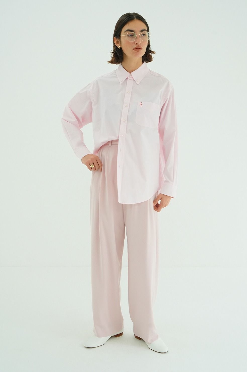 【26SS】 ベーシックタックパンツ -  BASIC TUCK PANTS (PINK)