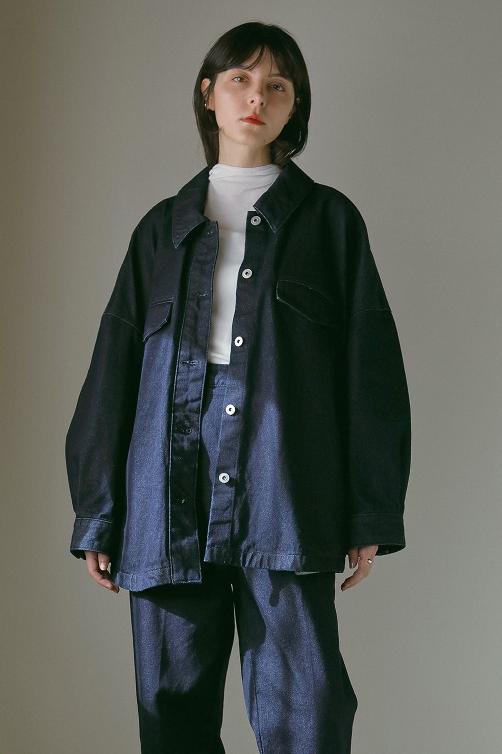 オーバーサイズデニムジャケット - OVER SIZE DENIM JACKET