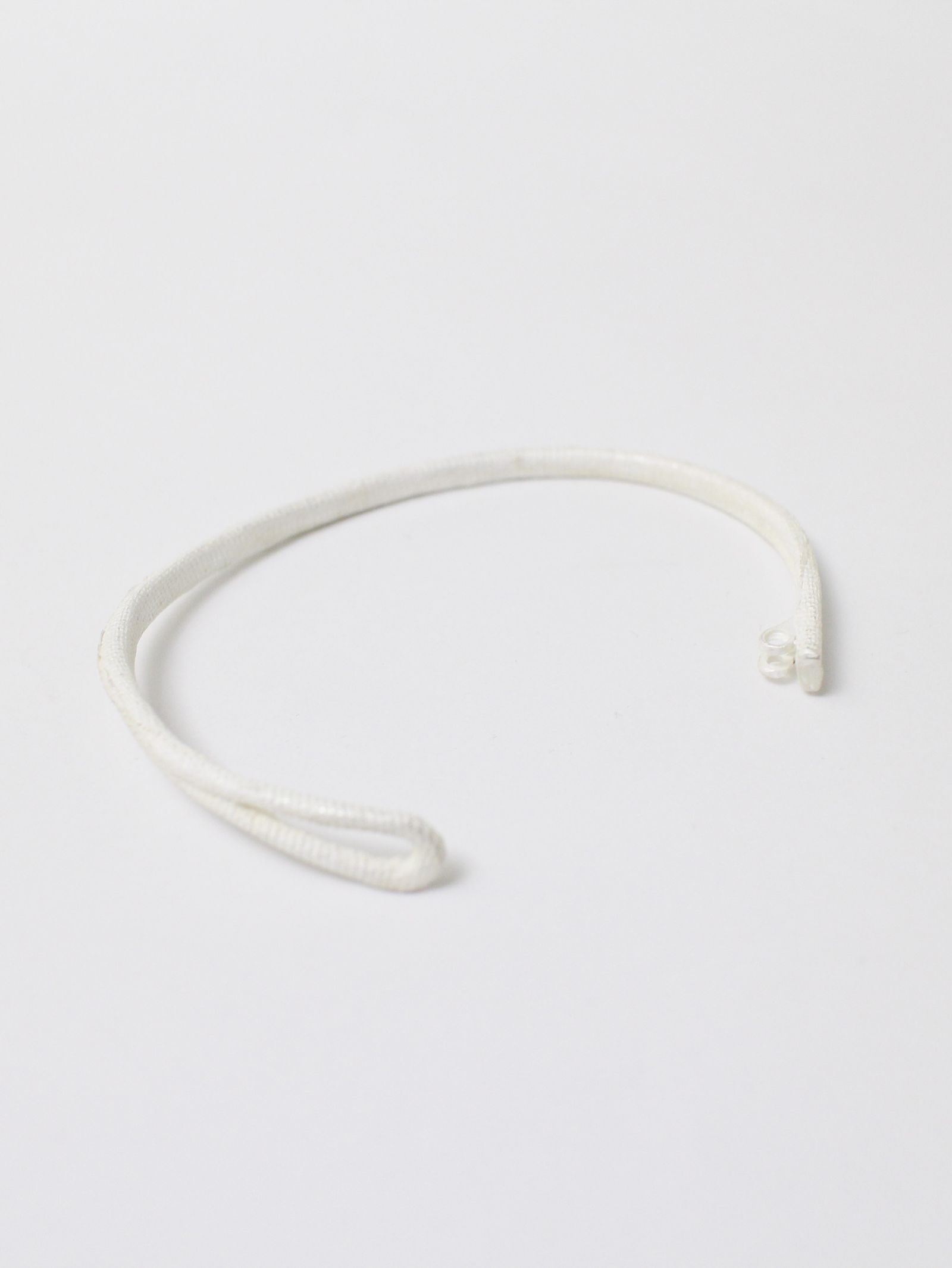 【DETAJ X RIGARDS】 ブレスレット  - STERLING SILVER TEMPLE BRACELET - WHITE