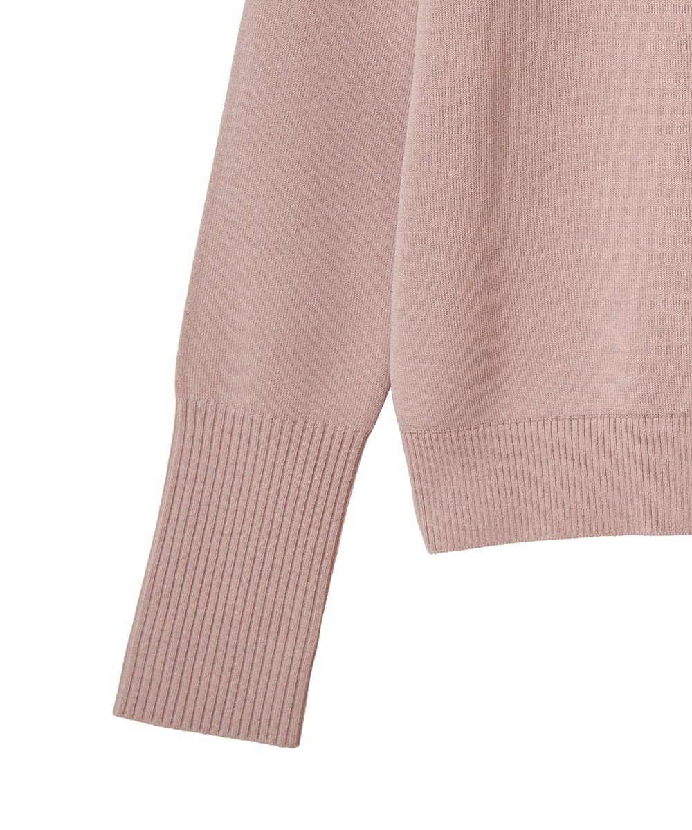 CLANE BASIC COMPACT KNIT TOPS ピンク CLANE - ベーシック コンパクト ニット トップス - BASIC