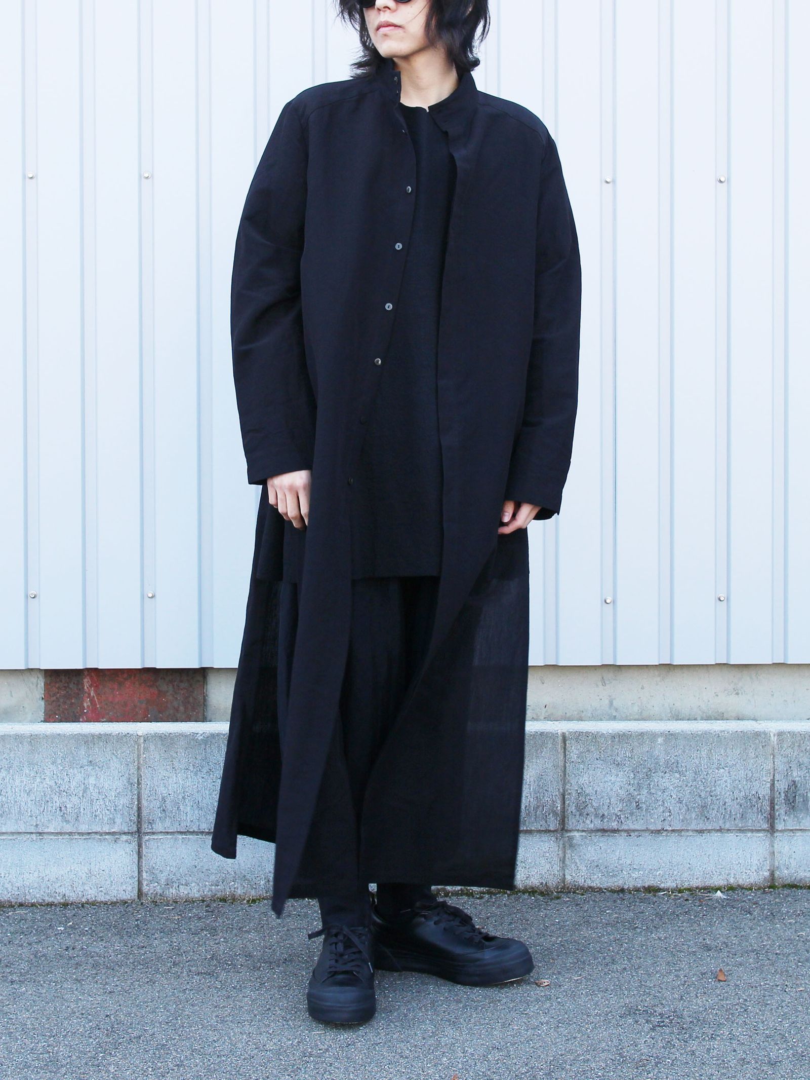 kujaku - ジンチョウゲ コート - jinchoge coat - Black | ADDICT WEB SHOP