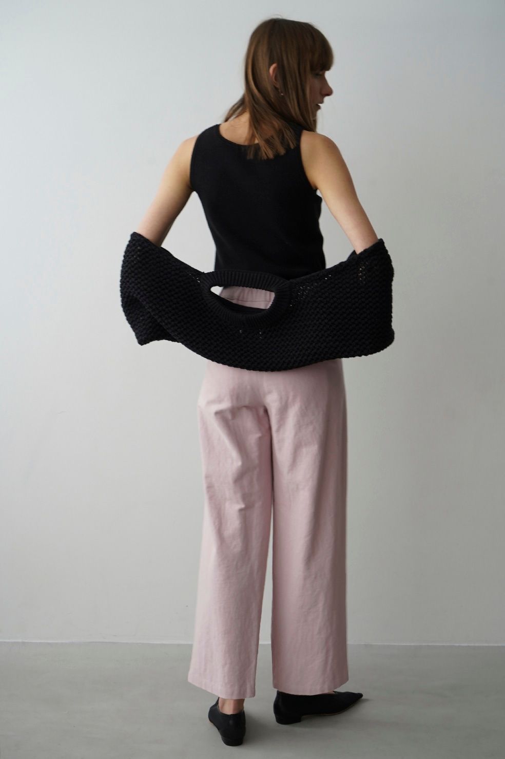 タンクトップ ノースリーブ 「CLANE/クラネ」W FACE HALL KNIT TOPS/ニットトップス/ノースリーブ/タンクトップ レディース CLANE/クラネ】W FACE HALL KNIT TOPS/ニットトップス