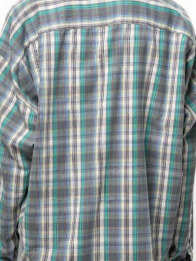 チェック ロングスリーブ シャツ - Check Long Sleeve Shirt (GREEN)