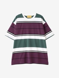 SEVEN BY SEVEN / BORDER TEE S/S - PURPLE