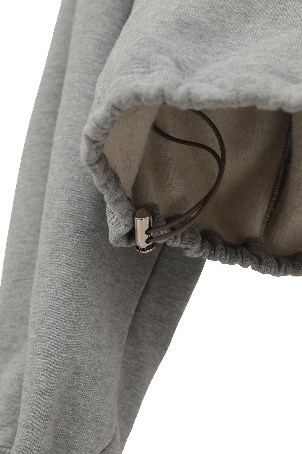 ハーフジップショートトップス｜ HALF ZIP SHORT TOPS (GREY)