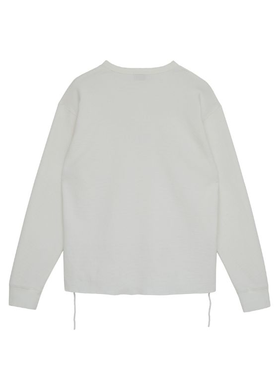 ロングスリーブサーマルカットソ - Thermal Long Sleeve Tee (WHITE)
