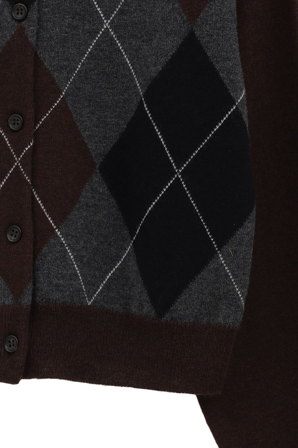 アレンジニットトップス - ARRANGE KNIT TOPS BROWN
