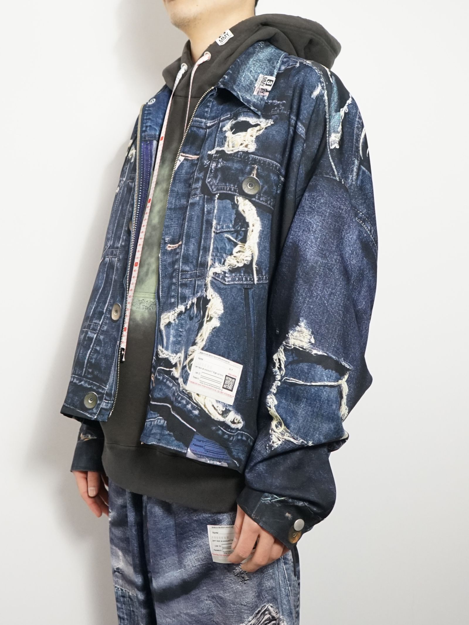 Maison MIHARA YASUHIRO - T.A.T.A コラボ転写デニム - TROMPE-L