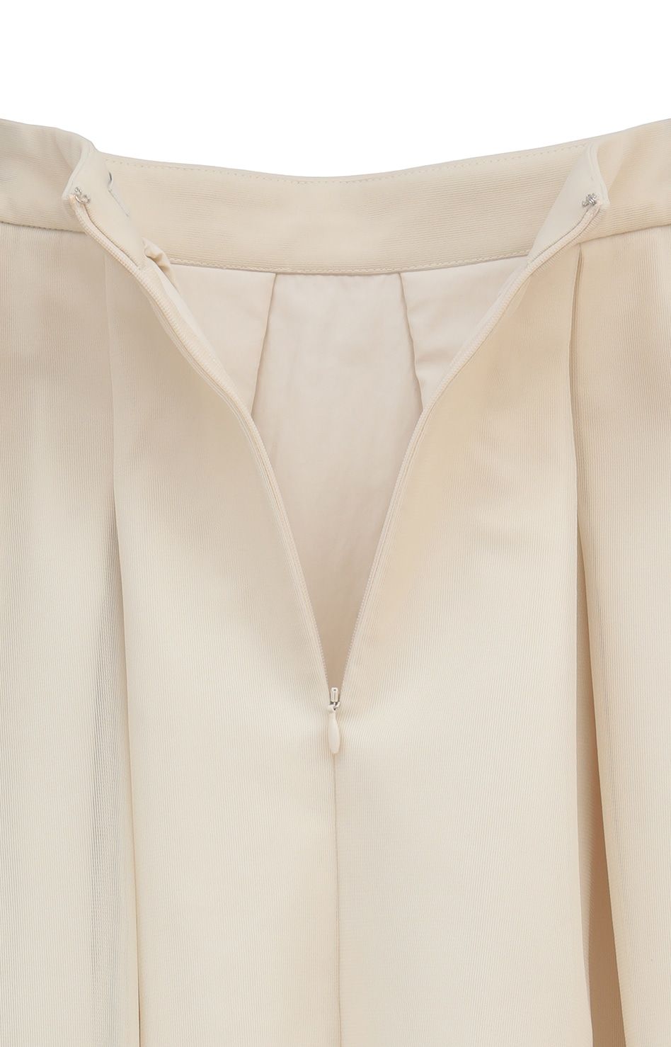 ボリューム フレア スカート - ベージュ - SHEER RUSSELL VOLUME FLARE SKIRT