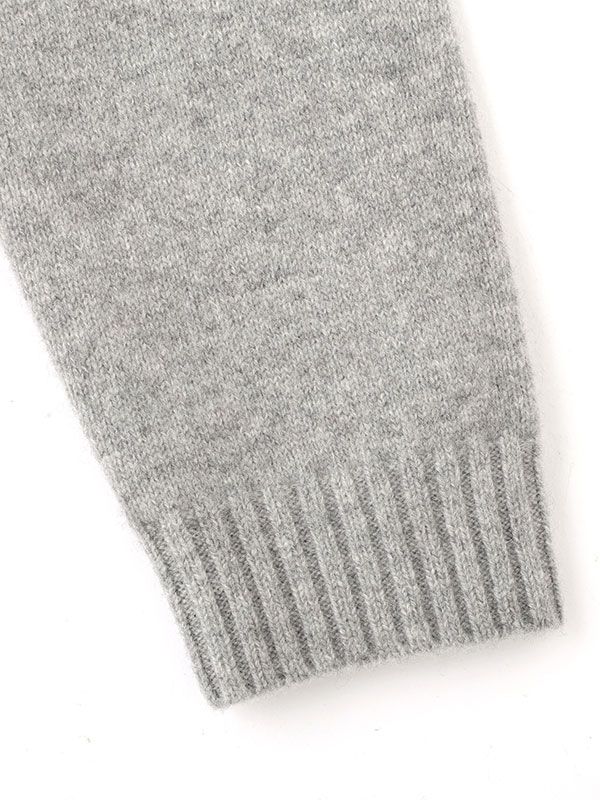 Vネック2wayニットプルオーバー  (GREY)