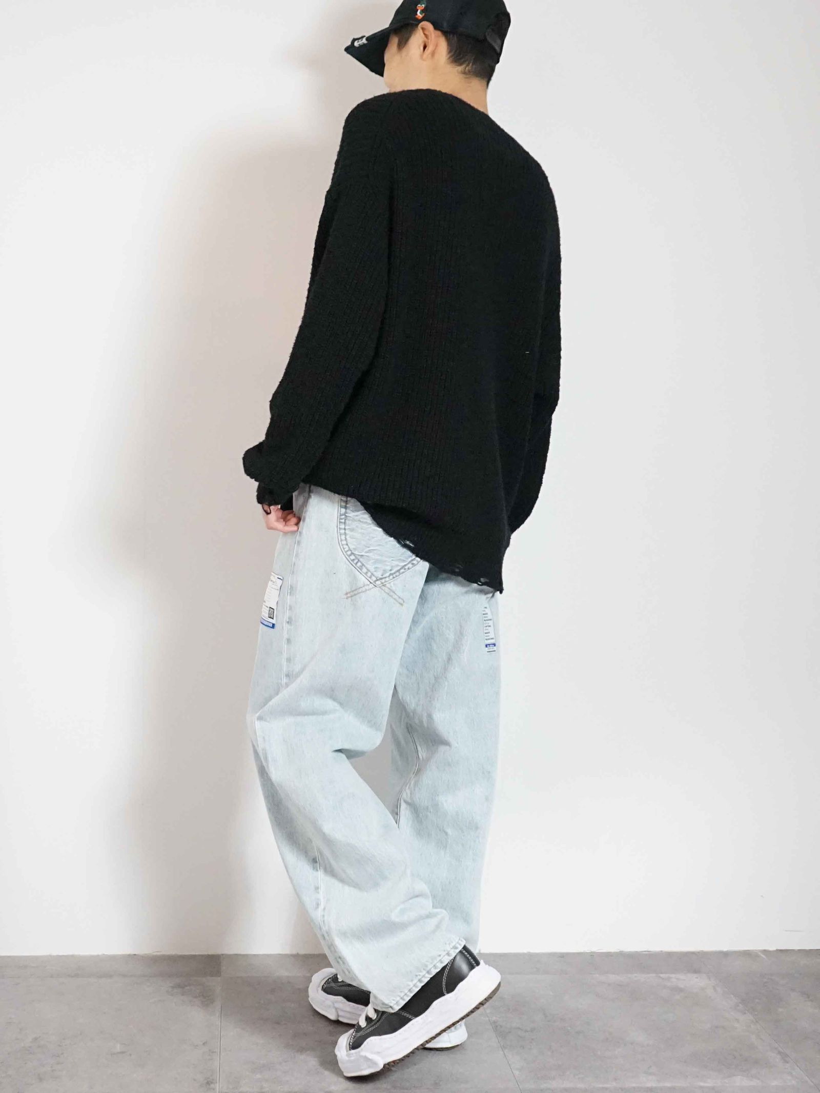 【in・stru(men-tal).】 ワイドデニムパンツ ユニセックス - INDIGO