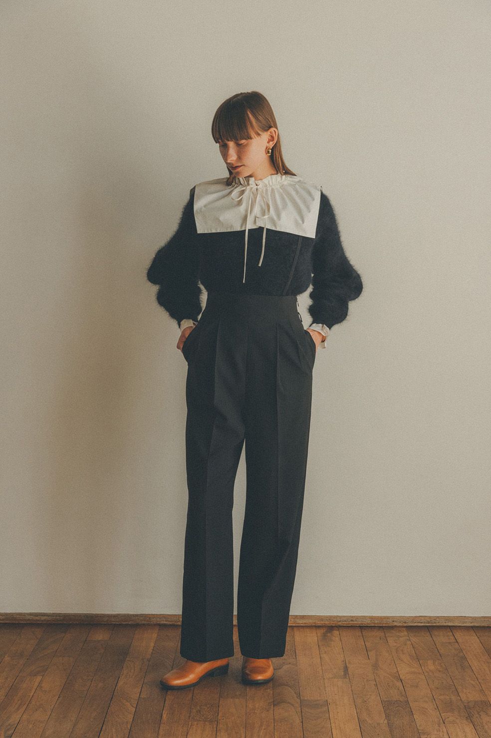 CLANE - 2WAY SUSPENDER PANTS - BLACK | ADDICT WEB SHOP