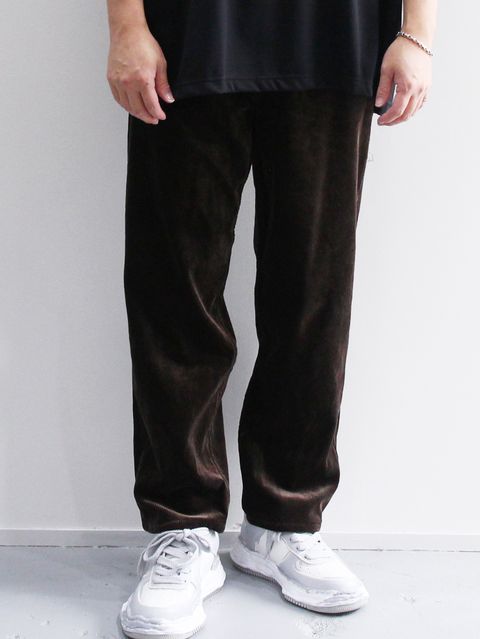 【25-26AW】 コーデュロイ ワイド パンツ - WIDE PANTS CORDYROY - DARK BROWN