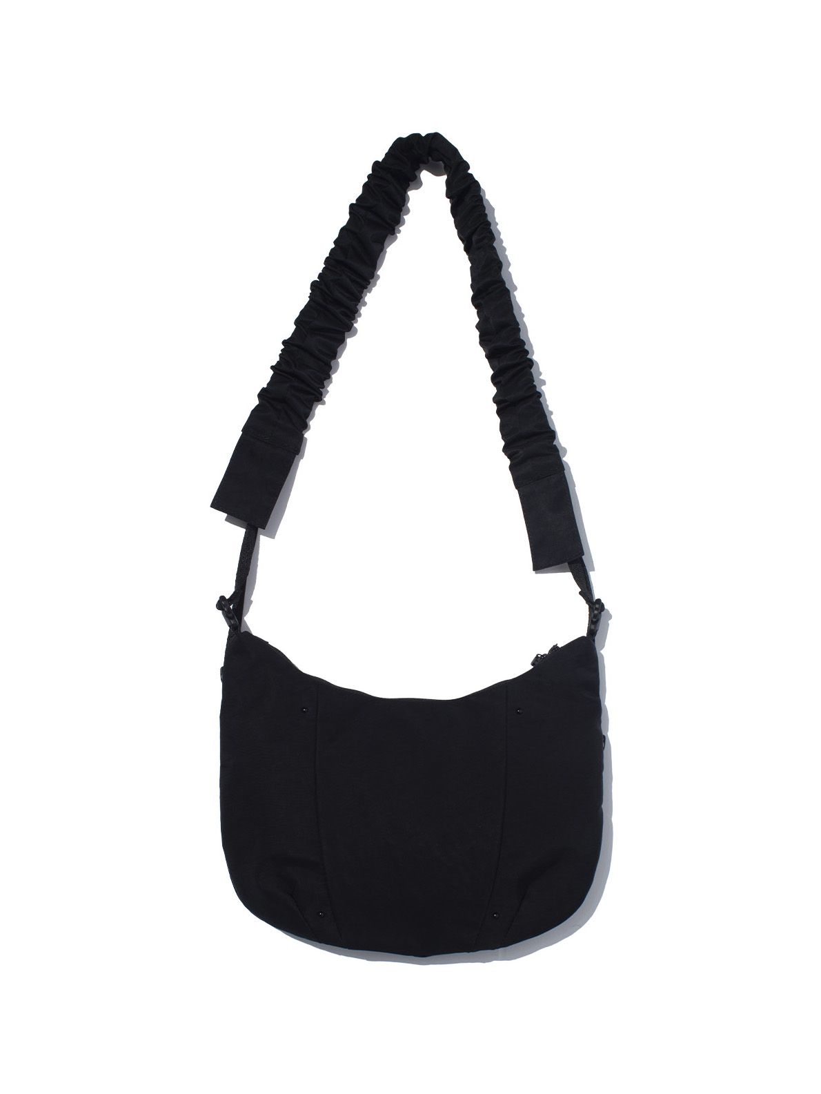 テクスチャード ツイル ポーチバッグ  / TEXTURED TWILL POUCH （BLACK)