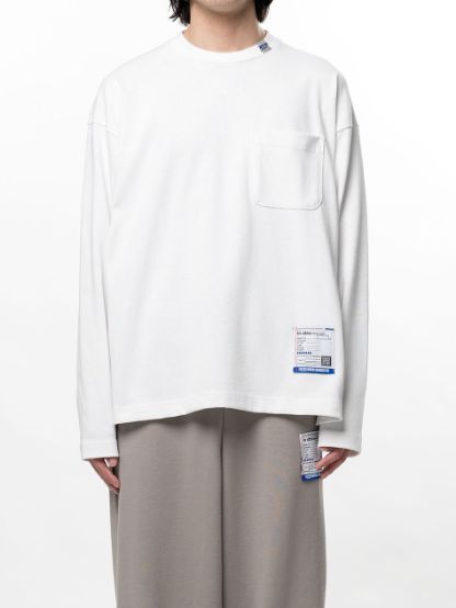 【26AW】 ポケットロングスリーブカットソー - POKET LS TEE （WHITE）
