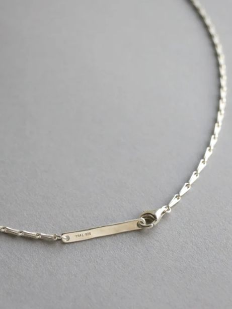 バリーコーンチェーンネックレス SV（50cm）