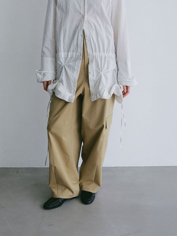 チノクロススティフカーゴパンツ (BEIGE)