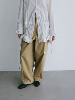 チノクロススティフカーゴパンツ (BEIGE)