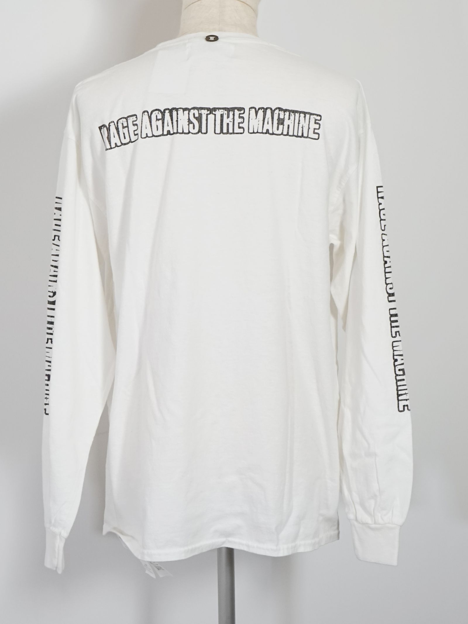 RATMコラボ プリントTシャツ ロンT  - RATM LAUGHS LAST TEE - WHITE