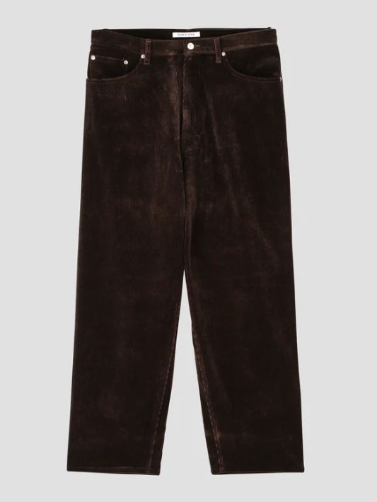 【25-26AW】 コーデュロイ ワイド パンツ - WIDE PANTS CORDYROY - DARK BROWN