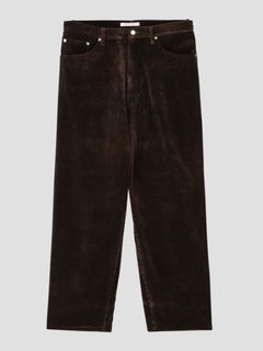 【25-26AW】 コーデュロイ ワイド パンツ - WIDE PANTS CORDYROY - DARK BROWN