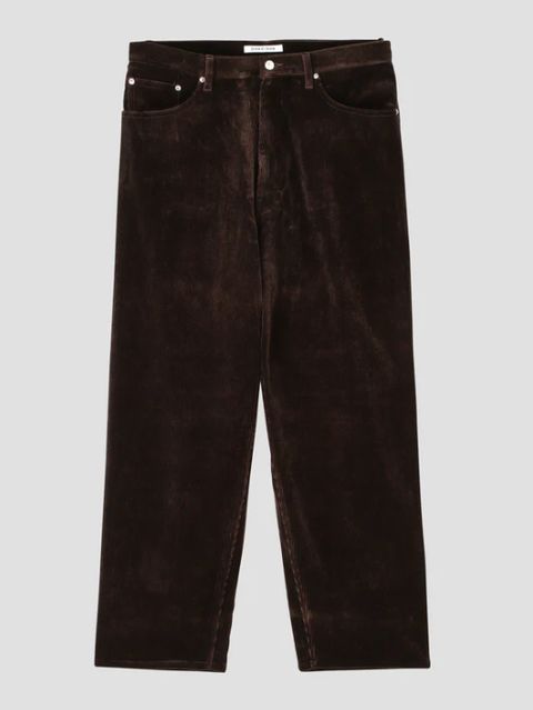 【25-26AW】 コーデュロイ ワイド パンツ - WIDE PANTS CORDYROY - DARK BROWN