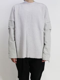 コンビネーションプルオーバー - L/GREY