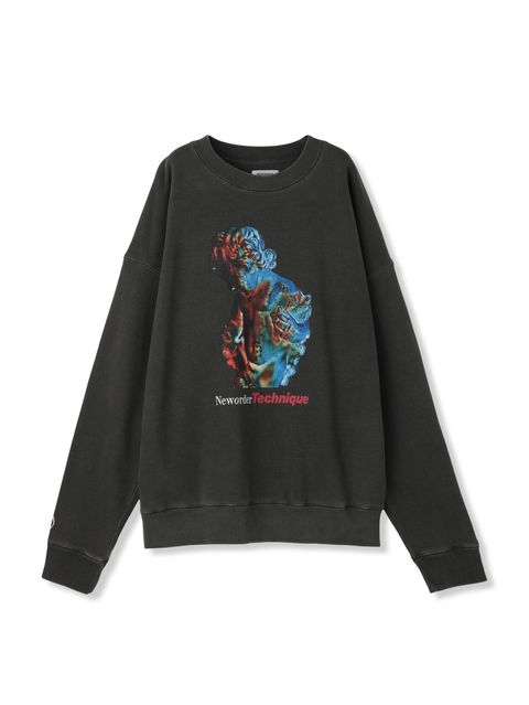 TECHNQUE SWEAT ｜スウェット プルオーバー（BLACK）