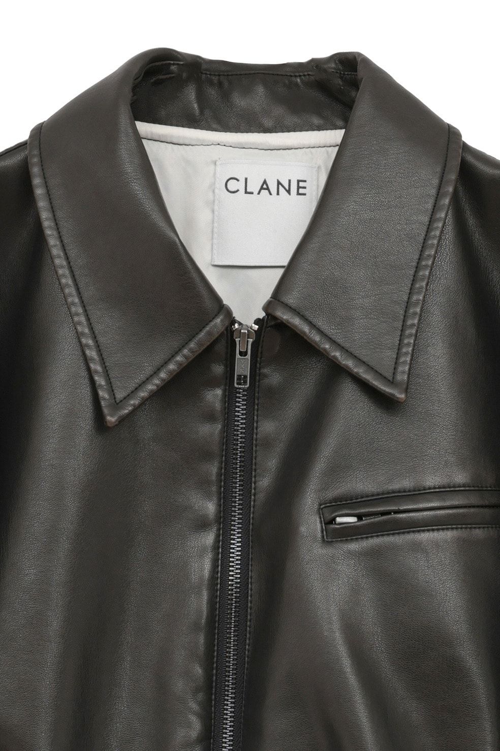 バルキーラインシングルレザージャケット - BULKY LINE SINGLE LEATHER JACKET (BLACK)