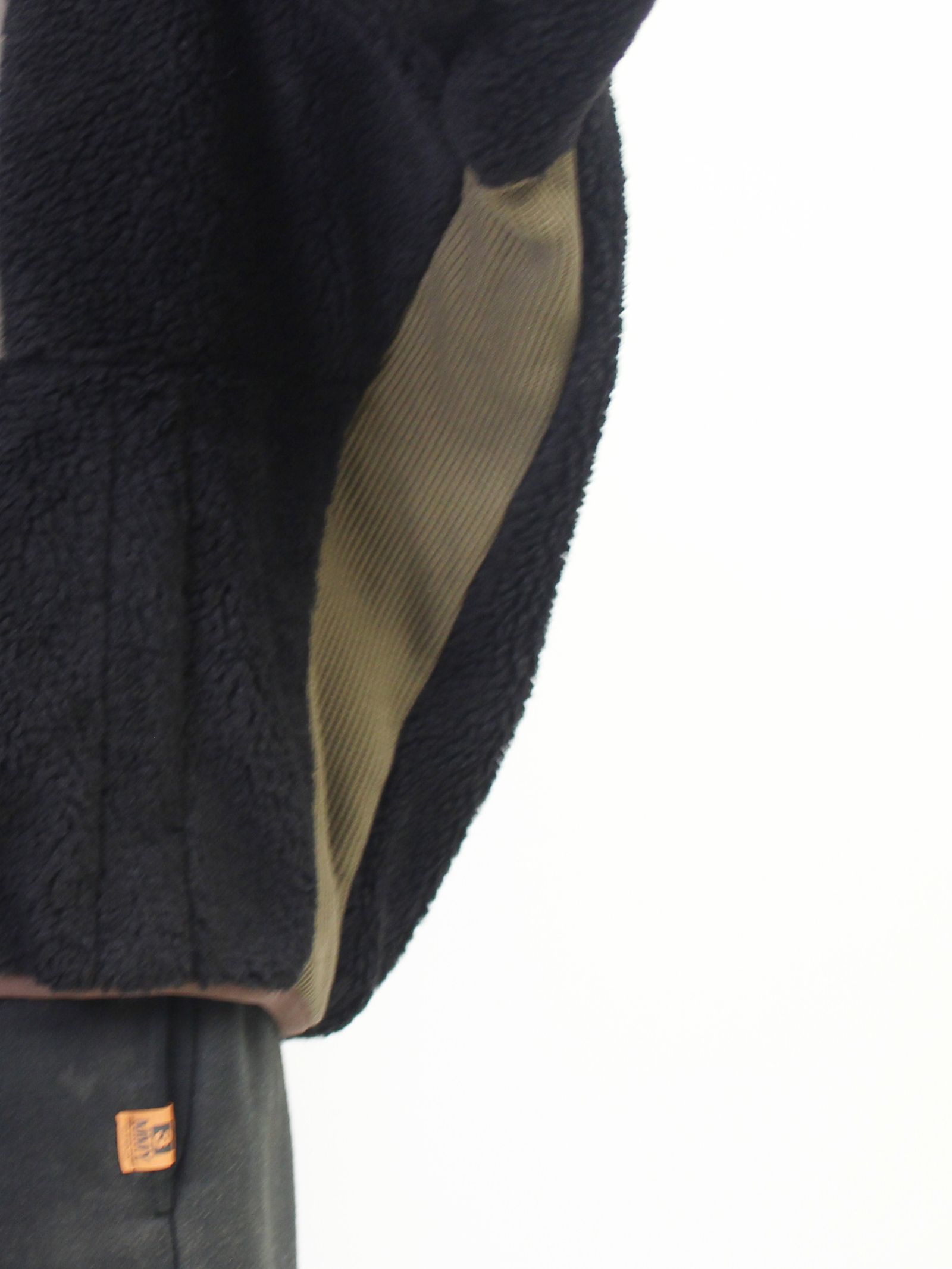 Wide Back Boa Blouson Black - ボアブルゾン