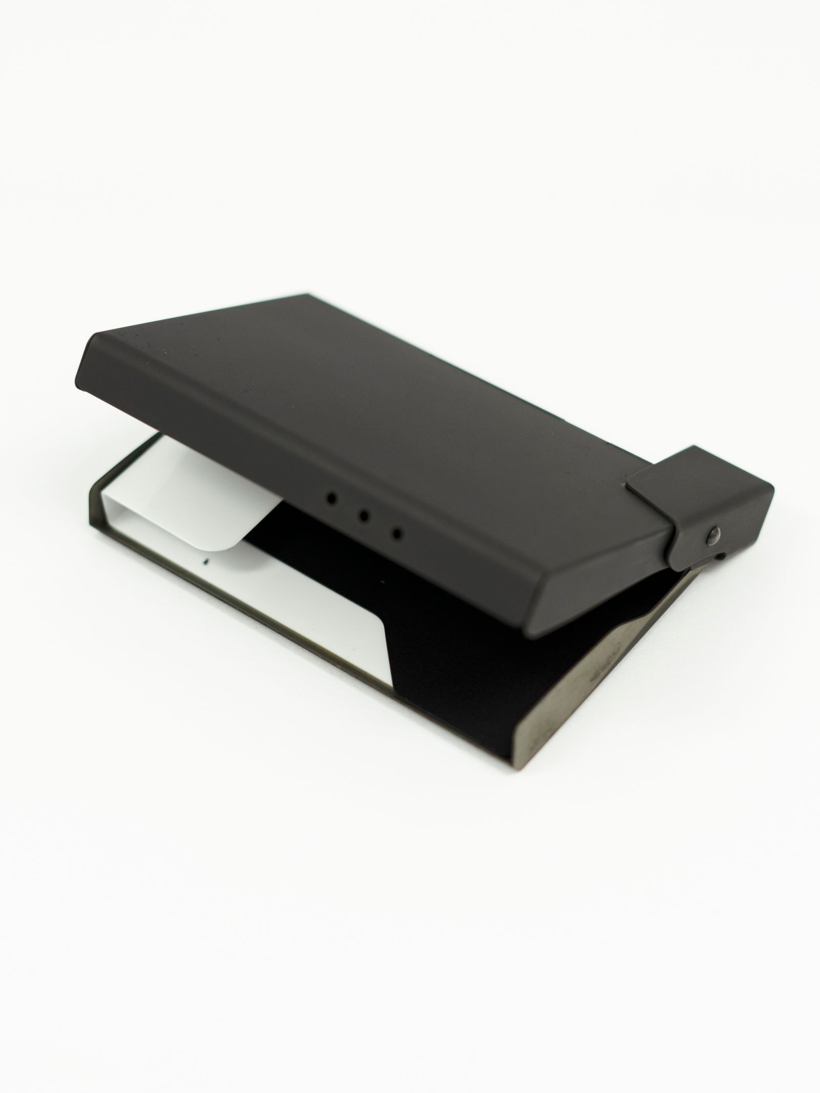 CC-コンテナ(名刺入れ / 煙草入れ)- CC-CONTAINER -  BLACK MATTE