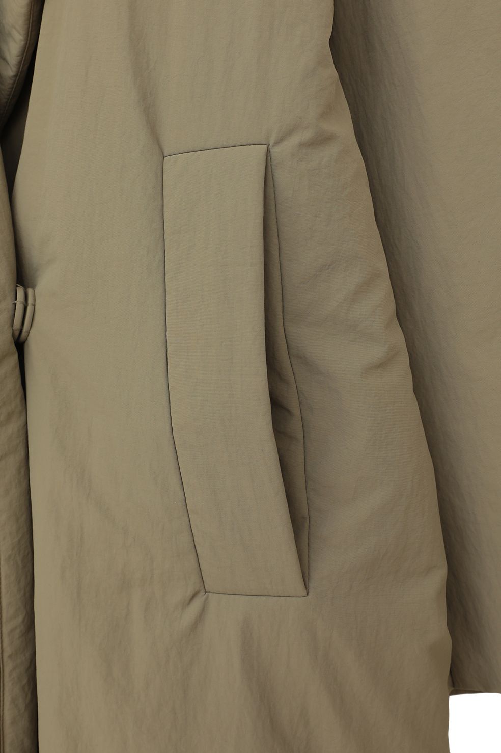 カラーダウン チェスターコート カーキ - COLOR DOWN CHESTER COAT