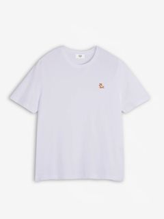【メンズ】 チラックス フォックス パッチ レギュラー Tシャツ - WHITE