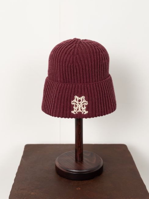KMY BEANIE - カミヤロゴビーニー / ニットキャップ - RED