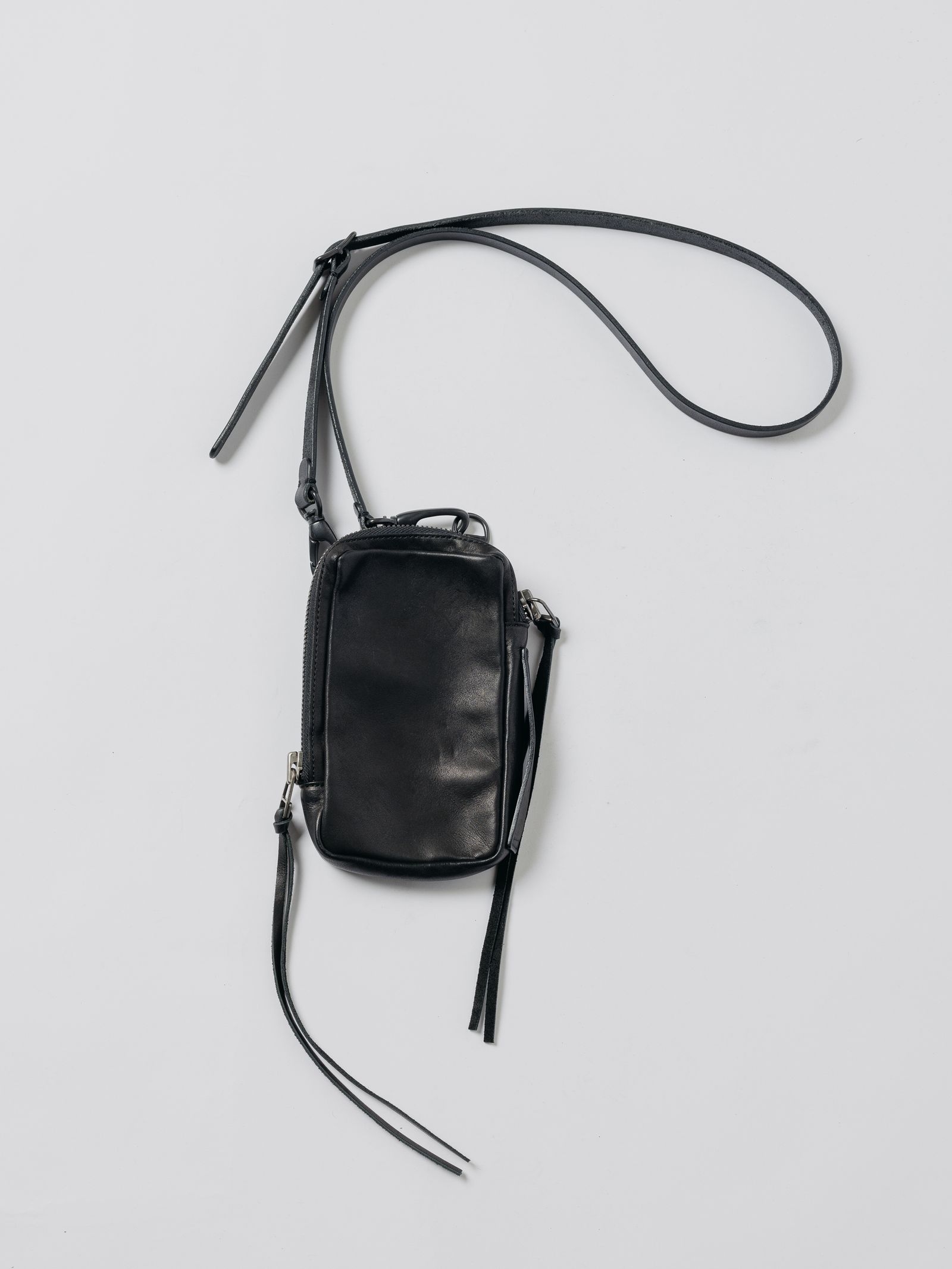レザーネックポーチ - LEATHER NECK POUCH