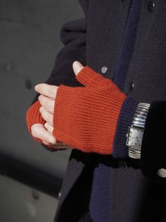 ニットグローブ / 手袋 -  KNIT GROVE - RED