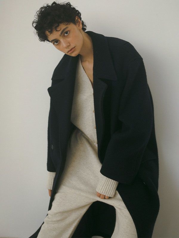 ETRE TOKYO - ダブルブレストウールコート - GREY | ADDICT WEB SHOP