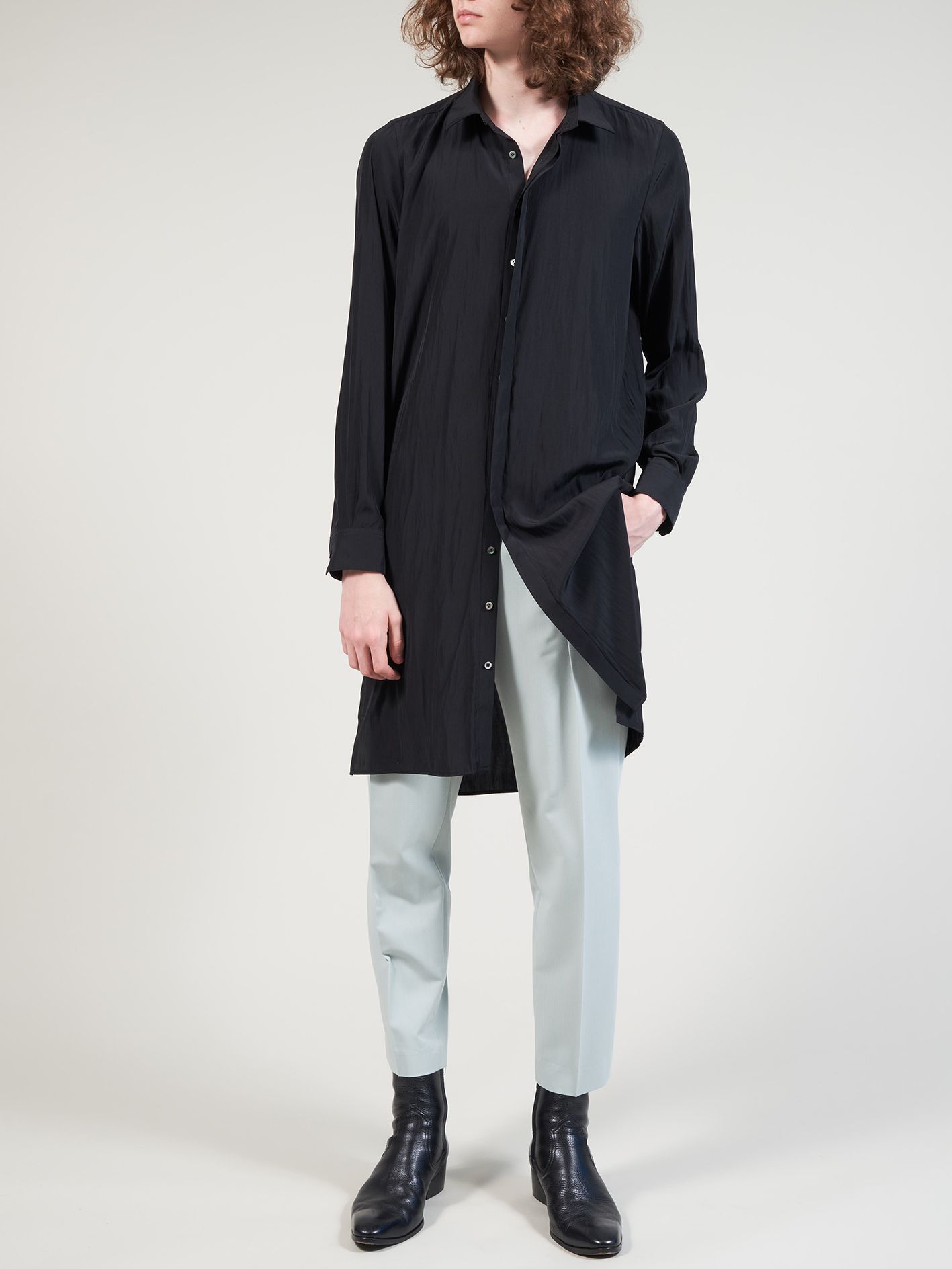 T/Rライトギャバ 2タックパンツ - 2 Tuck Pants - MINT GREEN