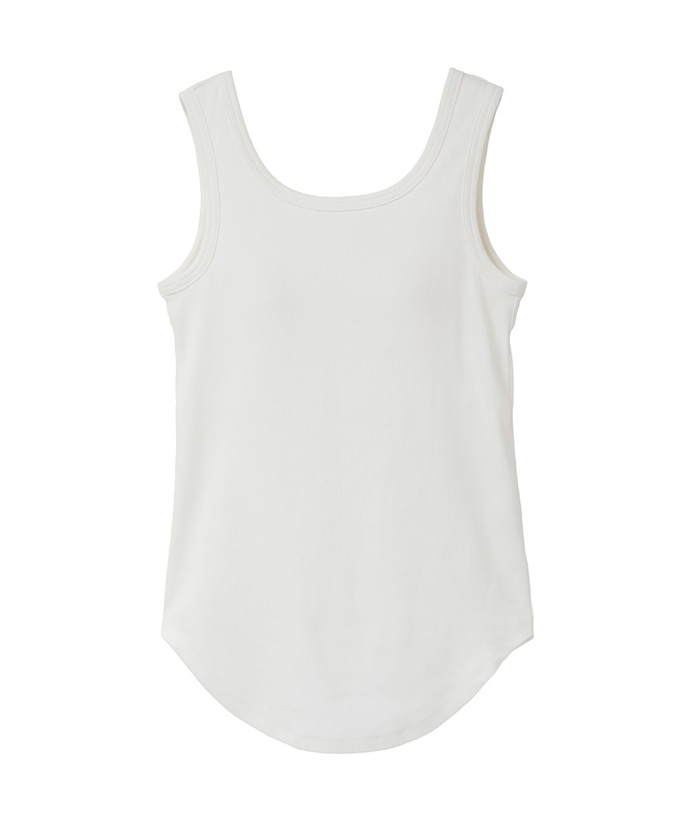CLANE - バック オープン カップ タンクトップ - BACK OPEN CUP
