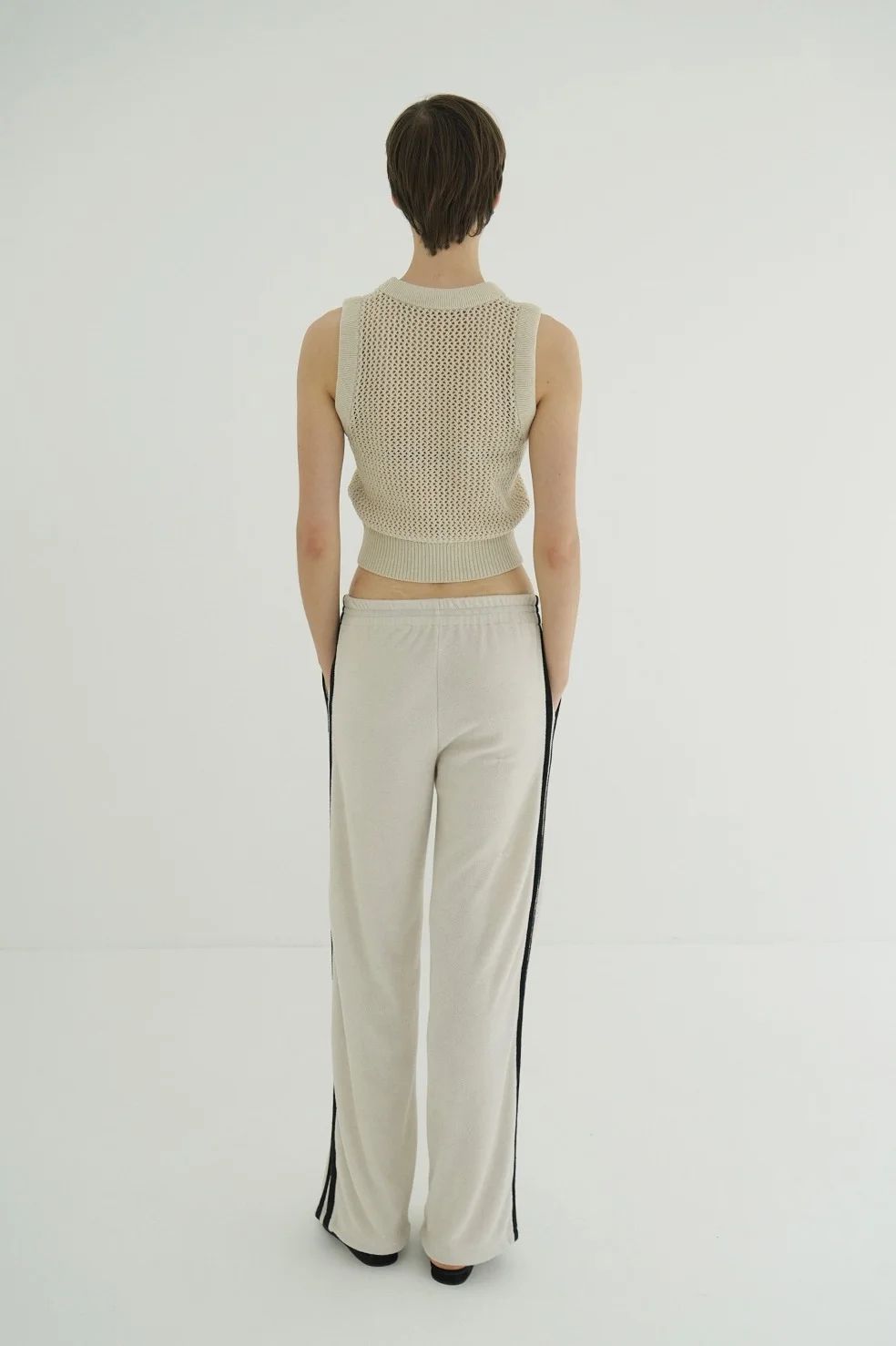 パイルラインパンツ - PILE LINE PANTS -  IVORY