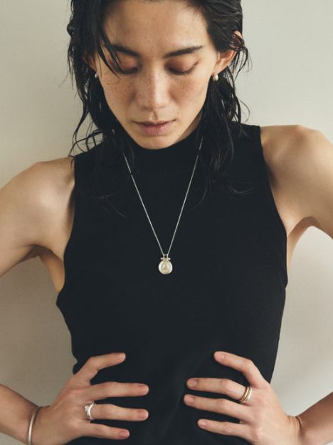 シェルフネックレス SV （S-60cm）