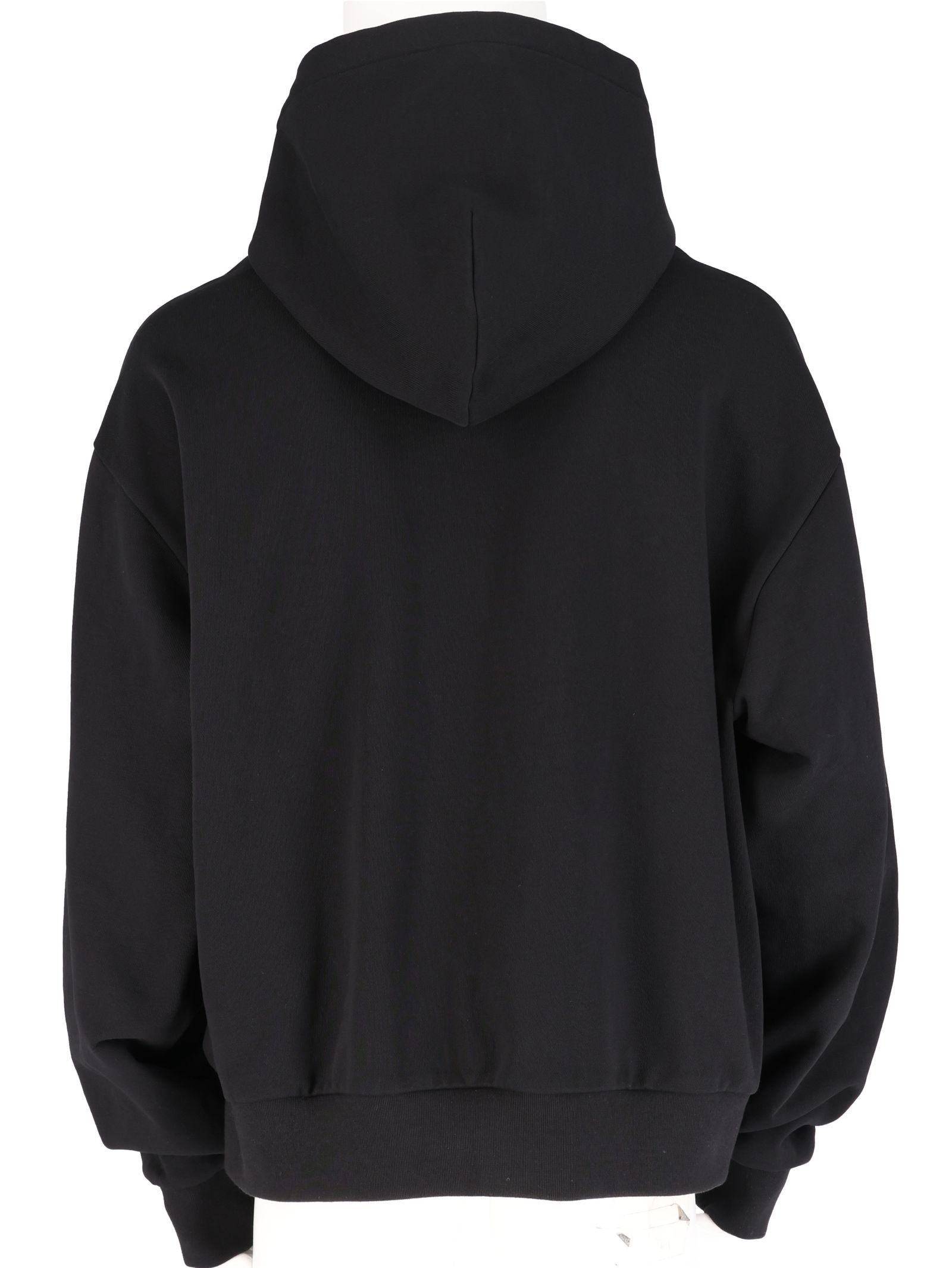 レッドロゴ ジップアップパーカー  -  BLACK