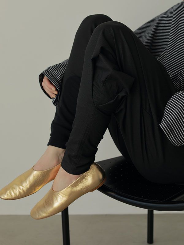 ETRE TOKYO - コットン リネン ジョッパー パンツ - BLACK
